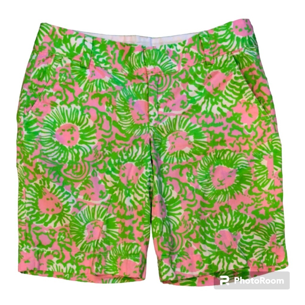 Lilly Pulitzer Sunny Side Lion Chipper Shorts-Size 4